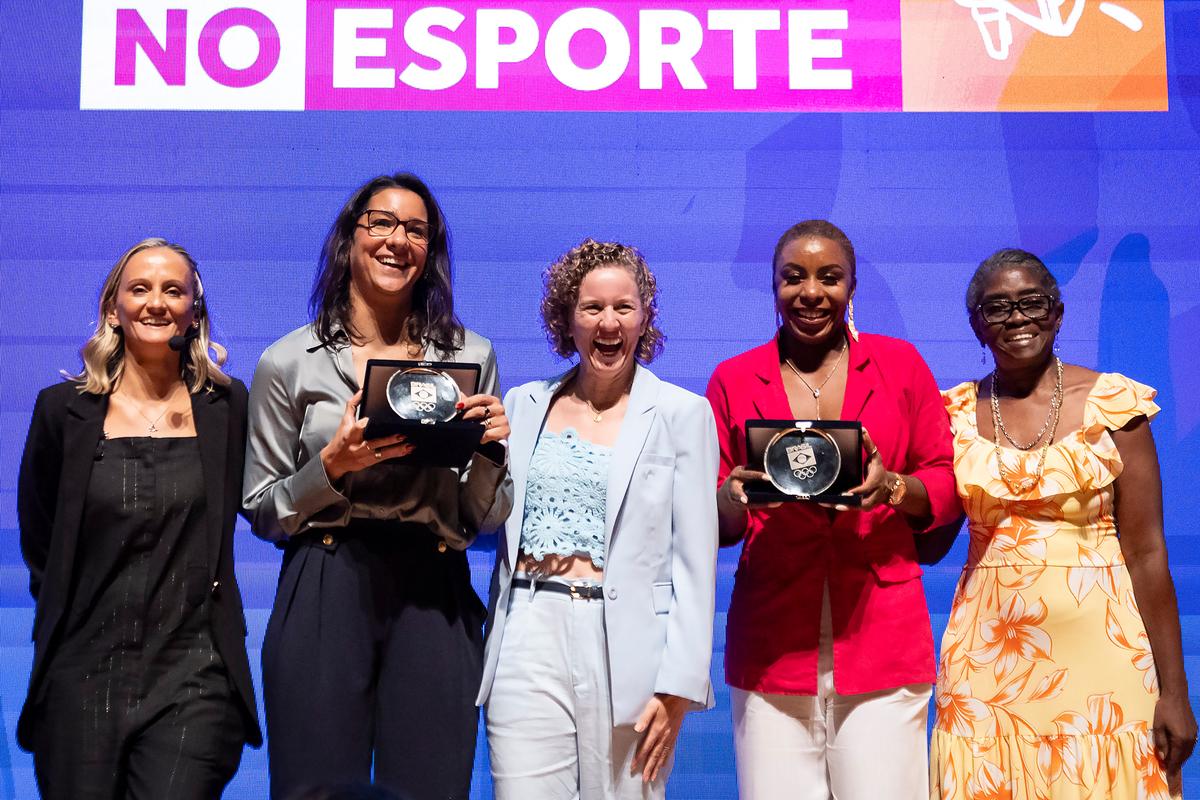 Prêmio Melânia Luz encerra II Fórum Mulher no Esporte com homenagem a Joanna Maranhão e Rosângela Santos