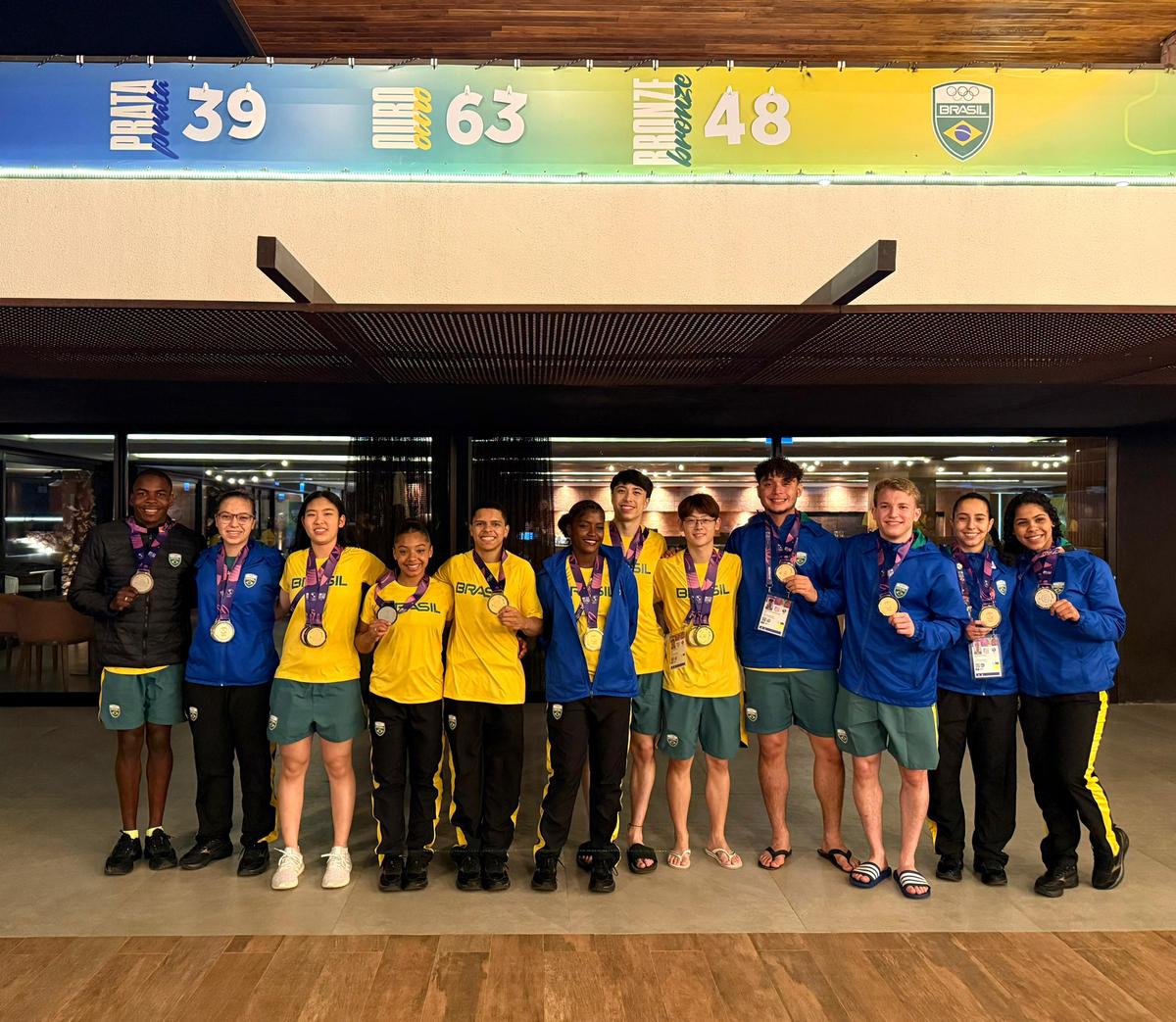 Resumo ASU: Com ouros da canoagem, ginástica artística, tênis de mesa e karatê Brasil bate recorde e supera desempenho de Cali 21, em Assunção 25