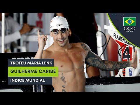 Guilherme Caribé conquista índice para o Mundial de Singapura nos 50m borboleta